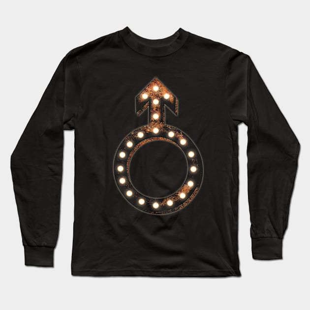 Marquee Mars Long Sleeve T-Shirt by bronzarino